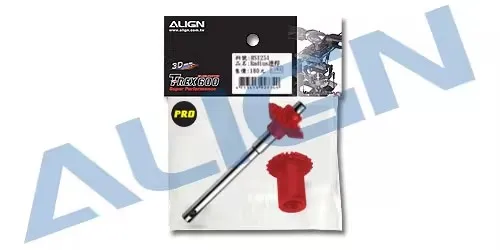 ALIGN 550/L/600E/L/PRO/N/650X Conjunto de eje de engranaje de transmisión trasera H60G003AXW para T-REX serie 550/600