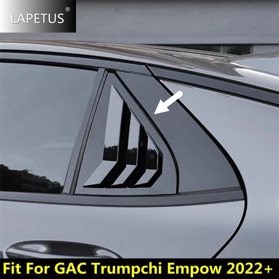 For GAC Trumpchi Empow 2022 2023 2024 ABS Car Accessories Rear Window Shutter Louvers Blinds Sun Shade Air Vent Panel Cover Trim