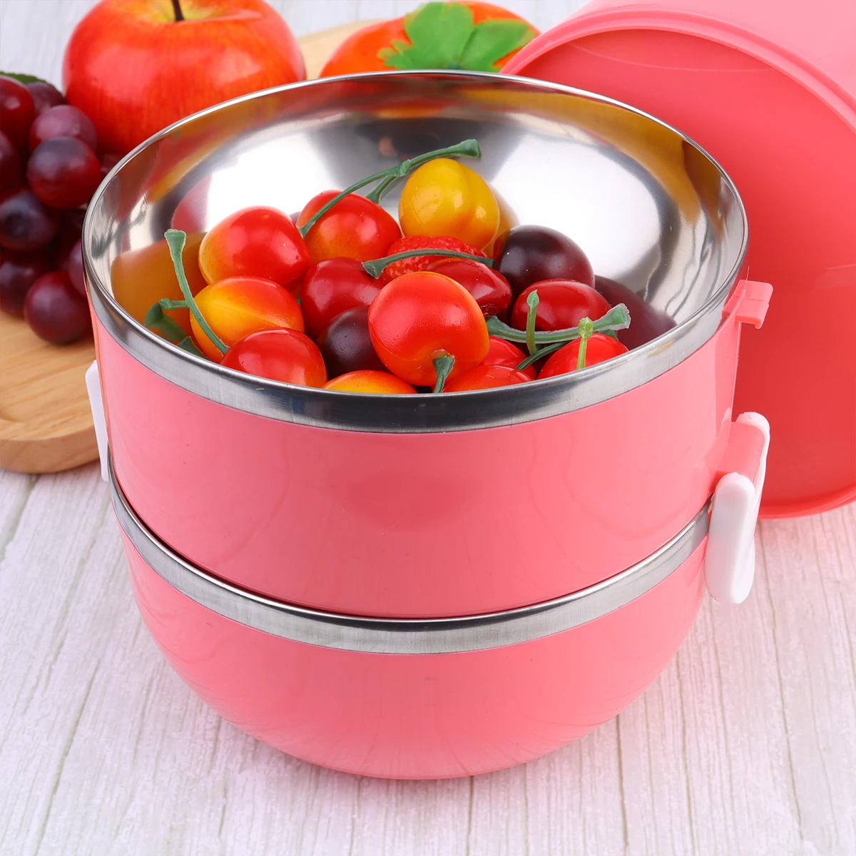 

1PC Stainless Steel Lunch Box Separate Insulated Lunch Box Color Multilayer Monolayer Lunch Box Portable Food Container for Stud