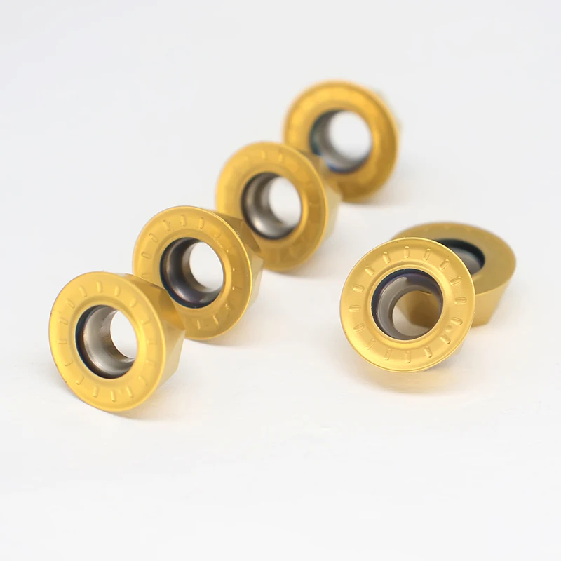 

10 PCS Carbide Insert RPMT 1204 CNC Machine Indexable Milling Plate Blade Roundness Turning Tool