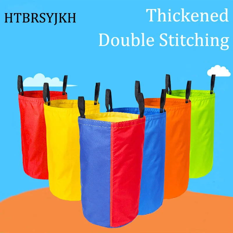 1 قطعة في الهواء الطلق متعة Speelgoed مدرسة Activiteit كيس سباق حقيبة الاطفال الكبار الأسرة كيس سباق ألعاب سبرينغن الرياضة التدريب حفلة الساخن #2