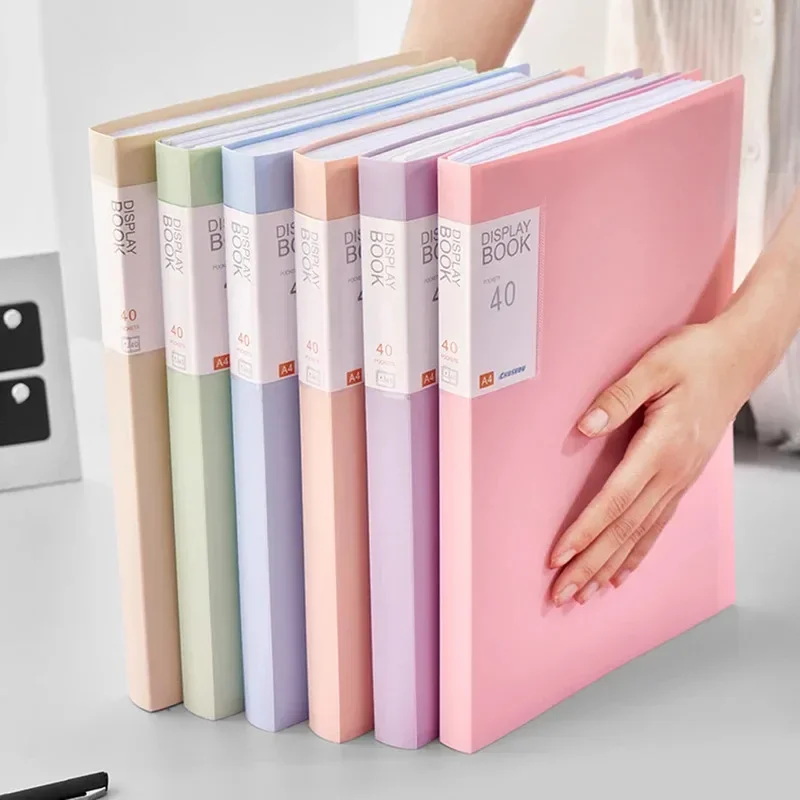 

Информационный комплект для папок формата А4, 1 шт., прозрачная многостраничная информационная папка для хранения экзаменационных работ студентами.