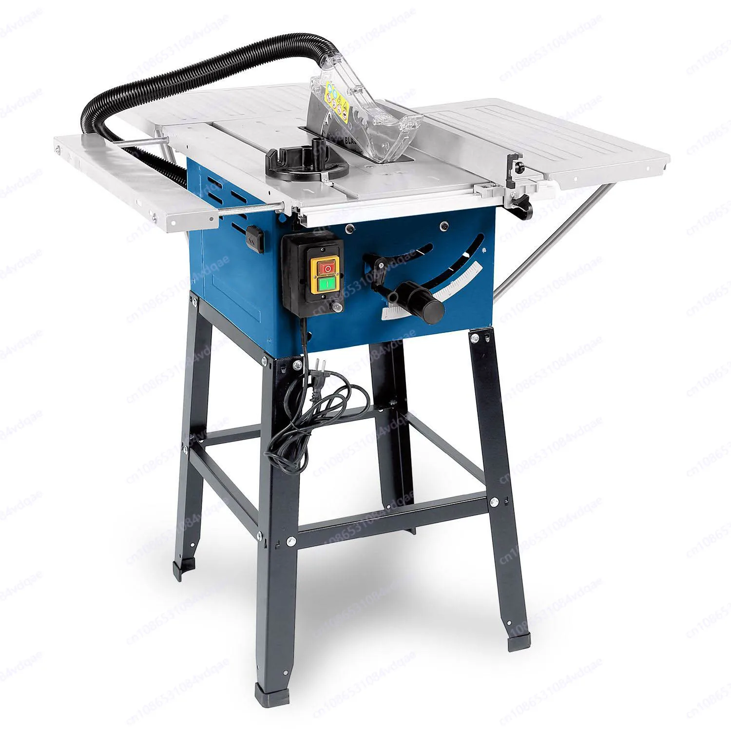 Household Portable Table Saw with Stand Adjustable Cutting Depth Woodworking Machine for Carpenter