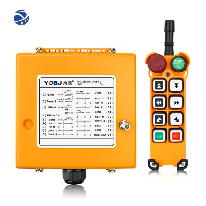 F23-6D buttons electric hoist lifting winch forklift industrial overhead crane wireless radio remote control