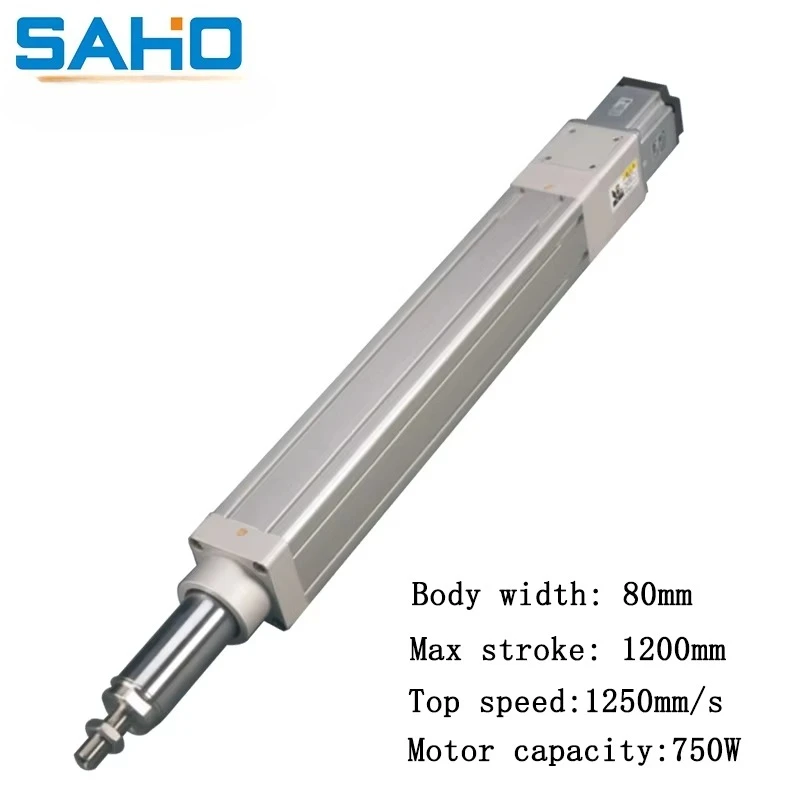 SEH80 Linear Module With 1250mm/s High Duty 25-200kg Linear Actuator For Standard Stroke 100~1200mm Electric Cylinder Module view 4