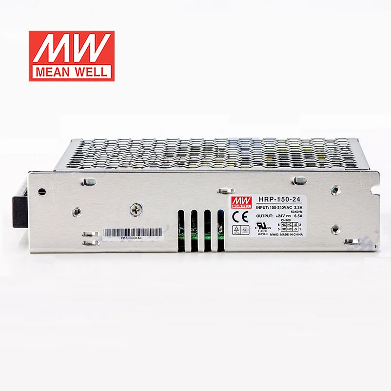 MEAN WELL   HRP-150  HRP-150-24  24V  6.5A  150W  single output Switching power supply with PFC function