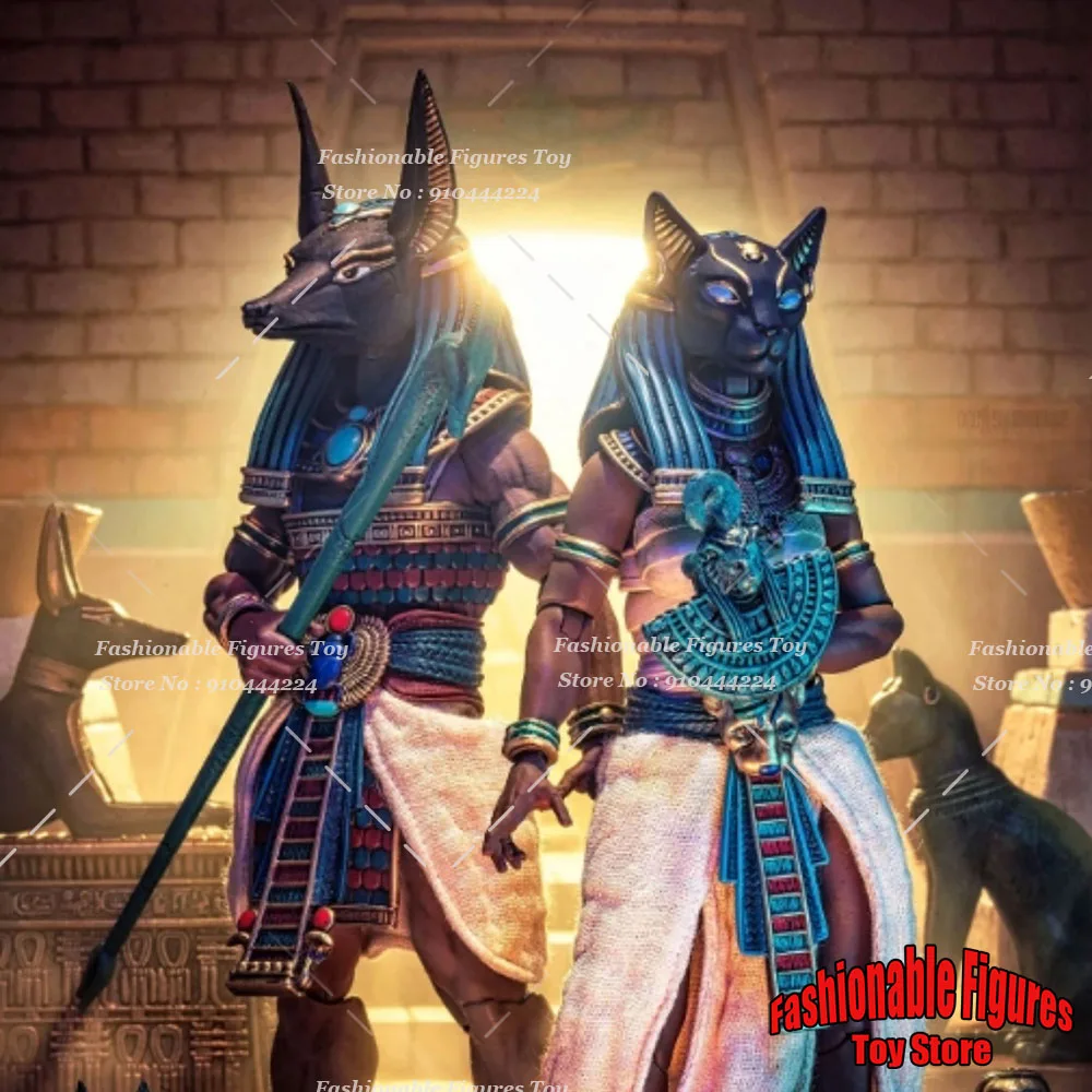 Limited Four Knights 1/12 Scale Egypt Anubis Bastet Cat Goddess Mythological Characters Full Set 6Inch Action Figure Collection