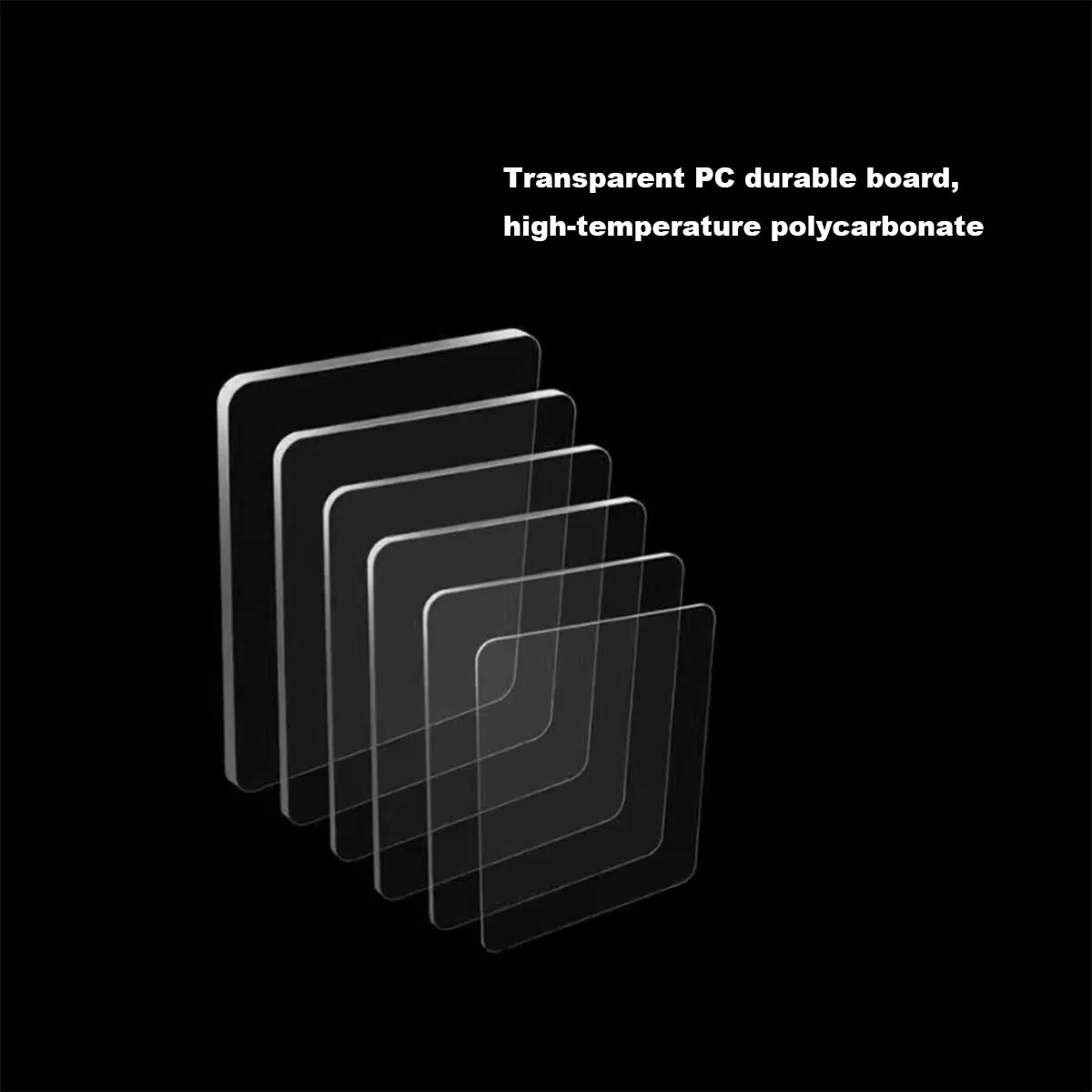 Transparent Pc Endurance Board, High-Temperature Polycarbonate 3 4 5 6 8 10mm Solid Hard Board, Plastic Board