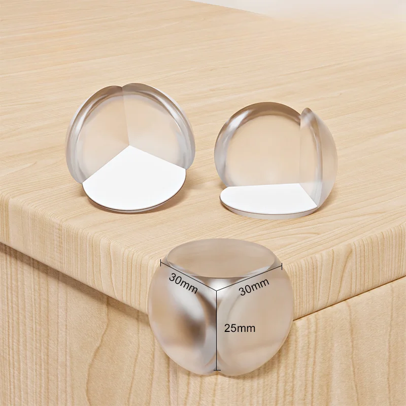 Transparente PVC Anti-Colisão Adesivo, Airbag Canto Capa Protetora, Mesa de Canto Infantil, 10Pcs