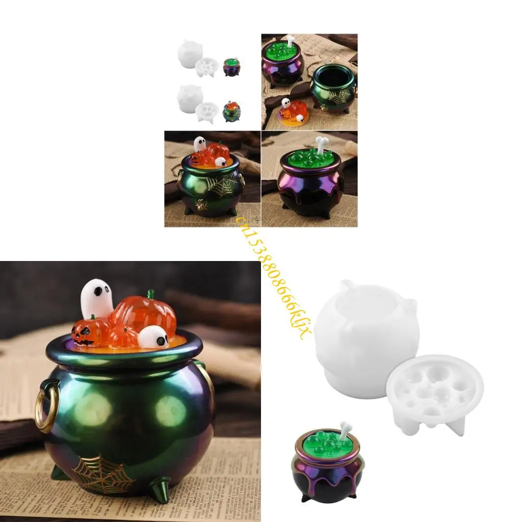 

Silicone Pumpkin Storage Jar Mold Candy Container Moulds for Handmade 066C