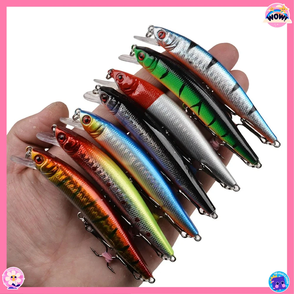 1 قطعة أسماك البلمة العائمة الصيد إغراء 10 سنتيمتر 8.3 جرام Isca البلاستيك الاصطناعي الطعم الثابت Wobblers كرانكبيت باس بايك Pesca صيد السمك