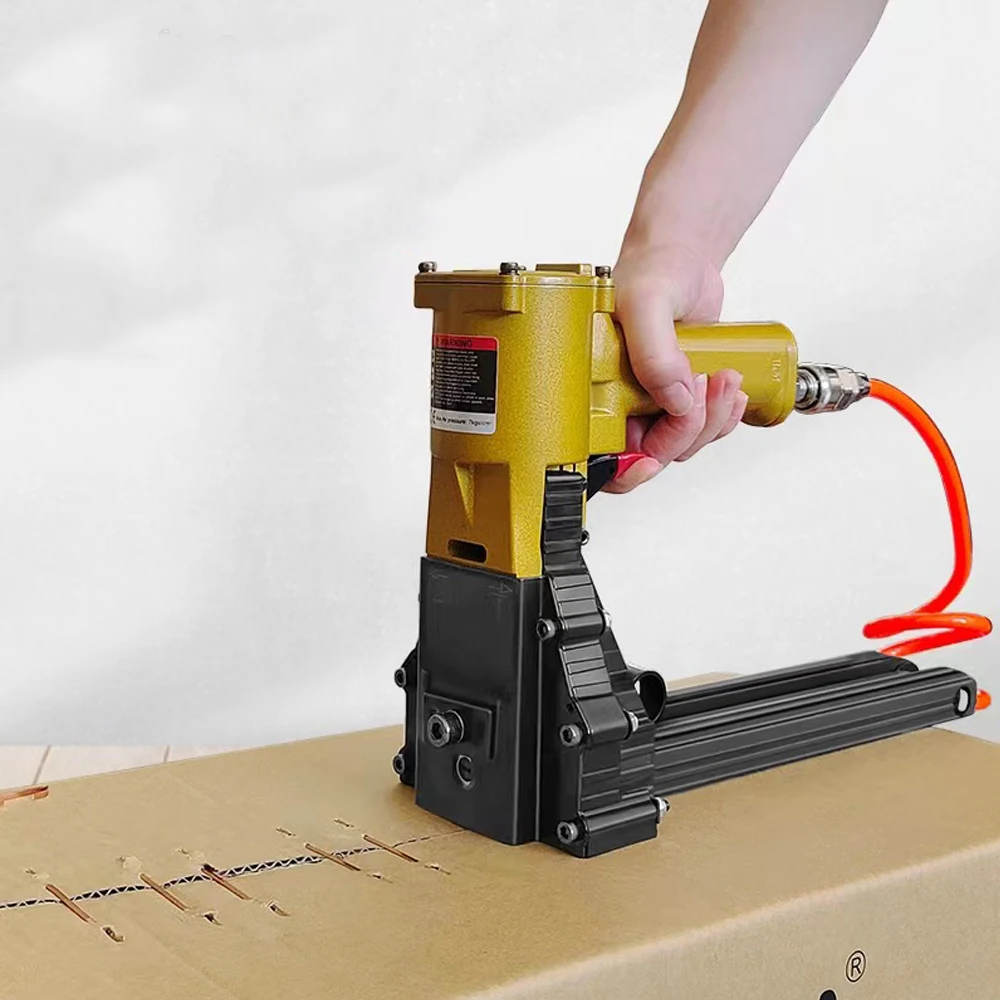 Industrial Grade Pneumatic Carton Stapler ADCS-19/ADCS-22 for DIY Projects and Carton Closing