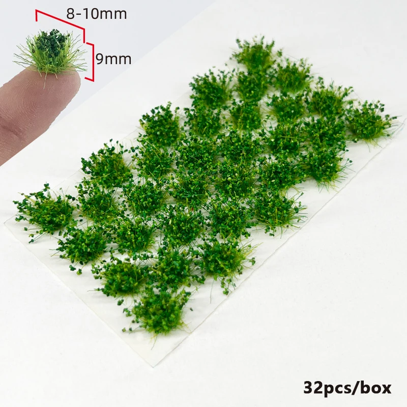 Simulation Blumen Gras Cluster Modell Miniatur Pflanzen Materialien für Sand Tisch/Garten Szene Layout Diorama Kits 32 Teile/schachtel – Detail 16