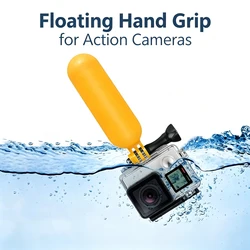 Floating Hand Grip Buoyancy Handle for GoPro Hero 13 12 11 10 9 Waterproof Float Stick with Wrist Strap for Action Camera Diving