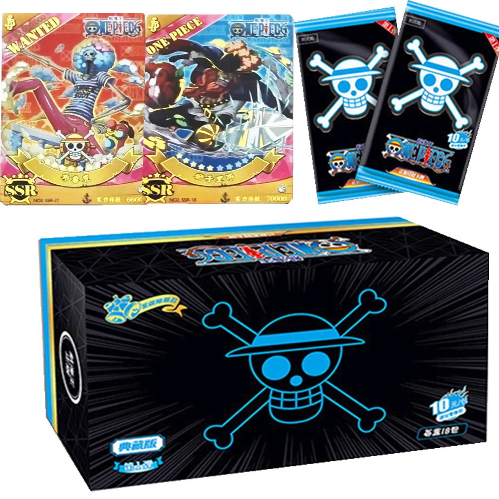 Wholesale One Piece Cards Collection for Children The Adventure Story of Pirates Rare Limited Cards Hobbies Boys Birthday Gifts