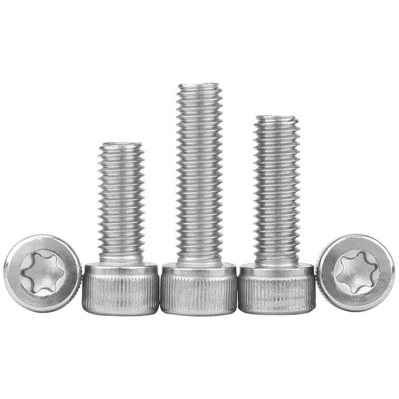 304 Stainless Steel Six-Lobe Torx Cap Head Screws M2 M2.5 M3 M4 M5 Torx Socket Head Bolts