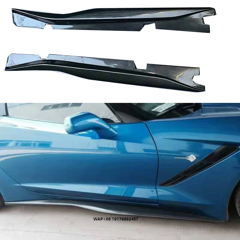 

High Quality Factory Promotion Price Side Skirts forChevrolet Corvette C7 Carbon Fiber Automobile Modification Parts