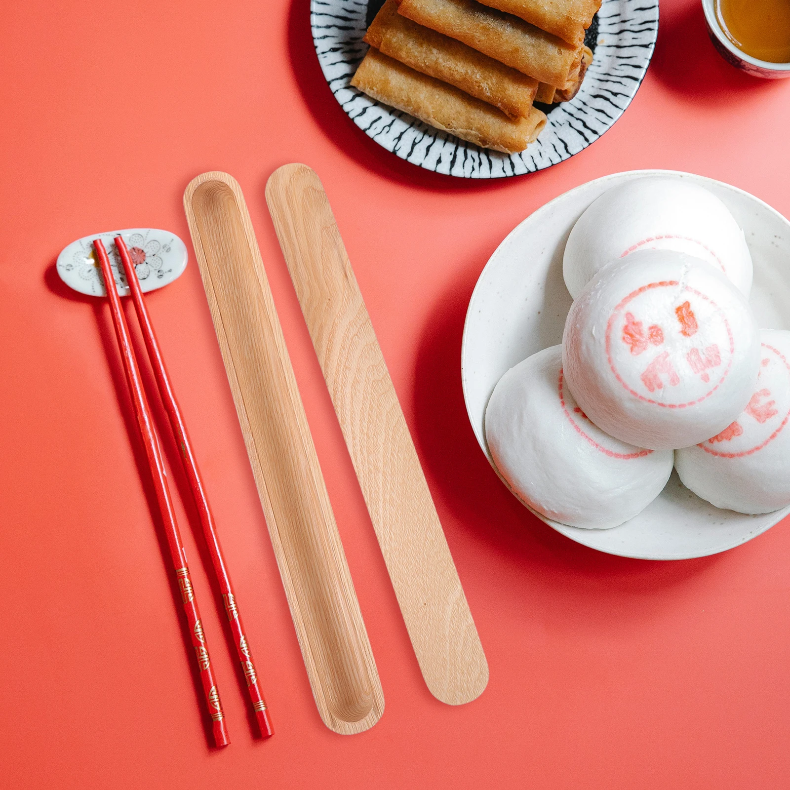 

Wooden Chopsticks Organizer Large Capacity Travel Cutlery Box Lidded Chopsticks Holder Portable Kitchen Utensil Case