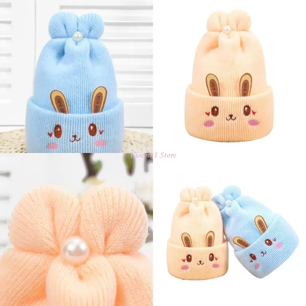 

Y1Ub рука вязание крючком детская шляпа детская кролика ушная шляпа зимнее головное убор удобный детский шляпа