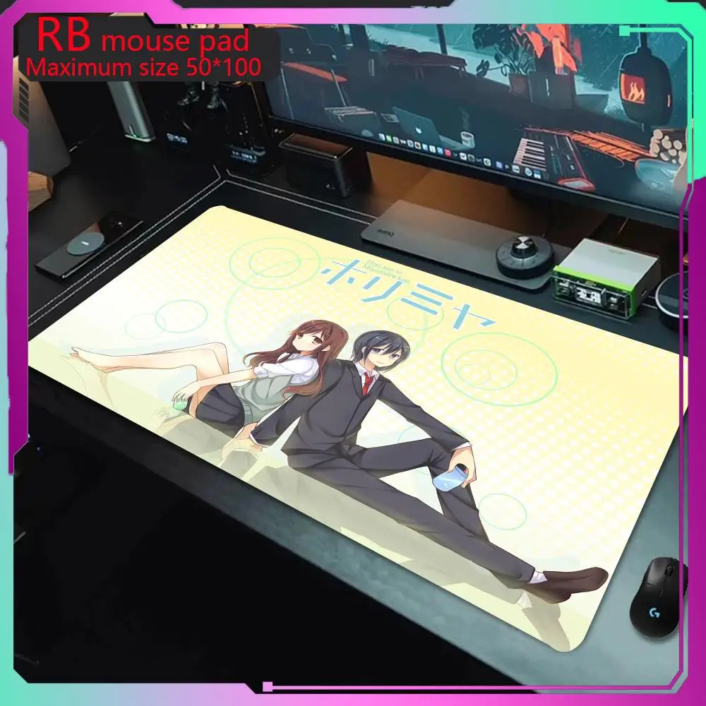 

Anime MousePad Horimiya Mouse Pad Electronic game mouse pad is easy to use with anti slip and wear-resistant size suitable