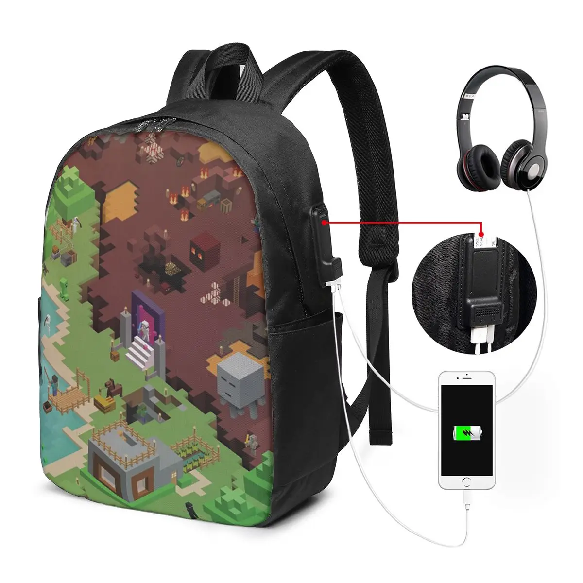 

Exploring New Worlds Backpack Travel Notebook Bag Computer College Student School Bag Laptop Shoulder Bags for Men Women