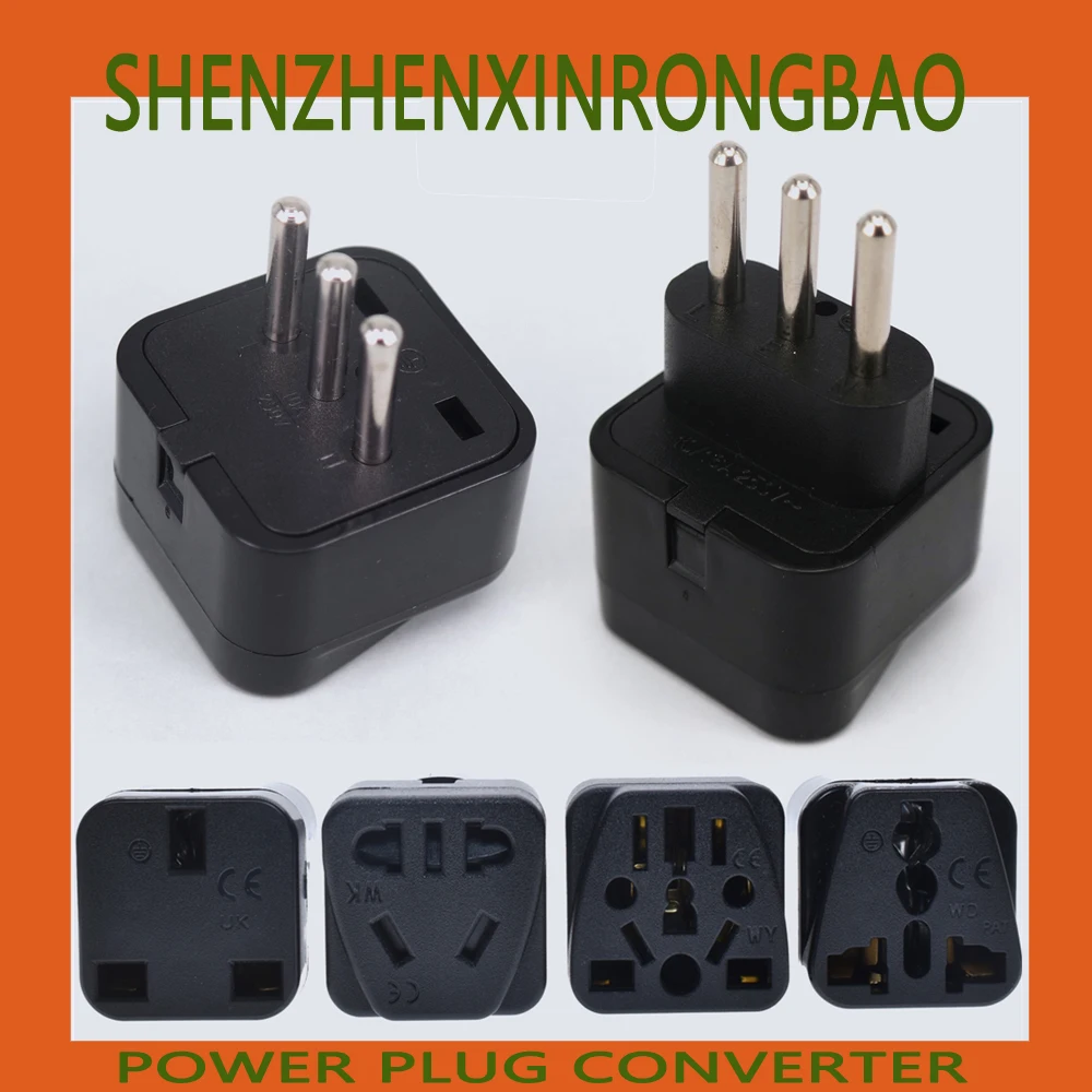 1PC New High Quality Universal UK/US/EU/AU to Italian 3pin Travel Plug Italy Milan Chile Converter Adapter Plug Adaptor Convert