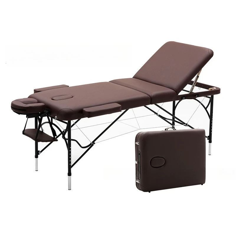 Aluminum alloy foot folding massage bed massage  physiotherapy  thickened sponge beauty  XY-888