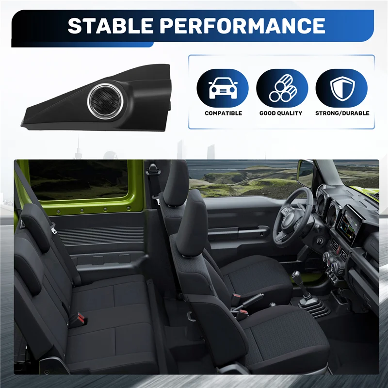 

Premium Car High-Pitched Speaker Horn Audio Loudspeaker Mounting Kit For Suzuki Jimny JB64 Sierra JB74W 2019 2022