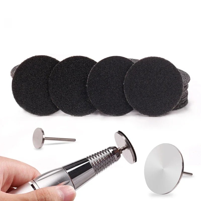 25mm Professional Replaceable Sanding Paper Pedicure Disc Foot Dead Skin Cuticle Callus Removal Foot Rasp Files Sandpaper Tool