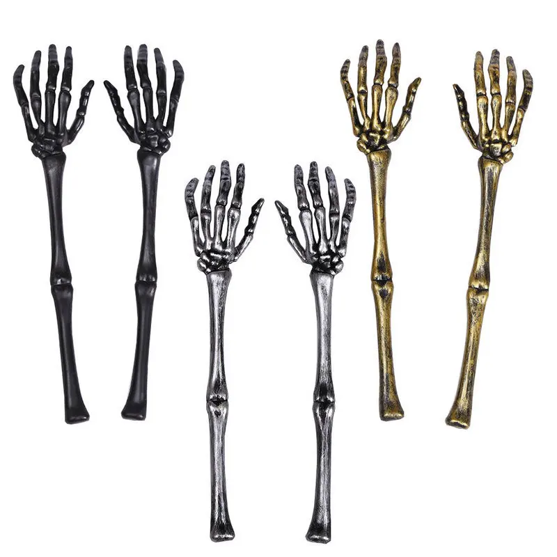 Skeleton Hand Decoration Lightweight Halloween Arm Decoration Halloween Skeleton Arm Props Exquisite Workmanship For Halloween