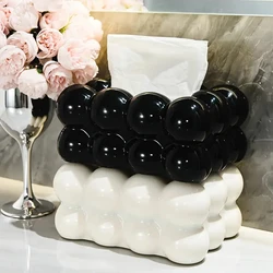 Bubble Tissue Box Cotton Candy Paper Drawer Box Restaurant Paper Drawer Box Bathroom Facial Paper Storage Box Tissue Cover