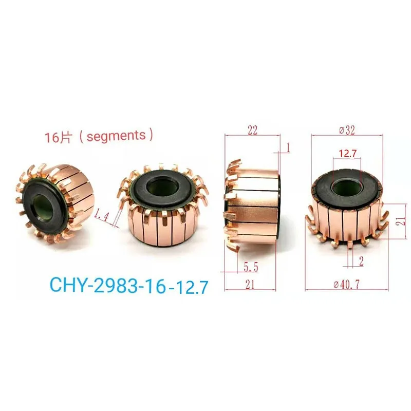 32*12.7*21*16P Rectifier Reverser Copper Head Chy-2983-16-12.7