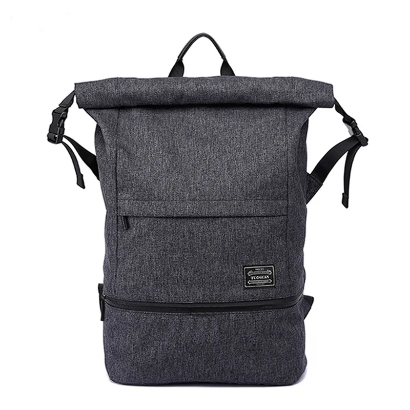 Backpack Folding Backpack Men\'s Business Computer Bag Short Distance Travel Bag Fitness Bag Dry Wet Separation Schoolbag