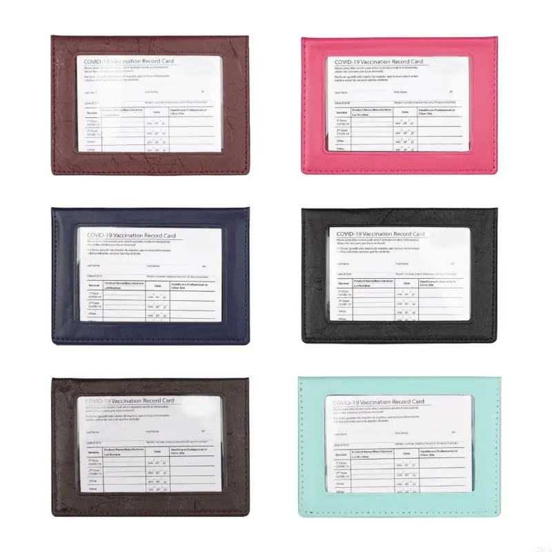 

Lightweight PVC Sleeve Features Clear Document Window And Multi Card Storage For Travel Essential 20CA