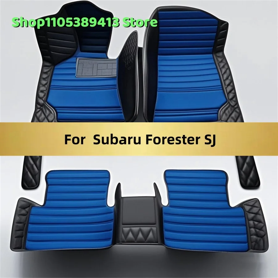 

Индивидуальные автомобильные коврики из искусственной кожи для Subaru Forester SJ 2018 2017 2016 2015 2014. Аксессуары для автомобиля, коврики, автоковры.