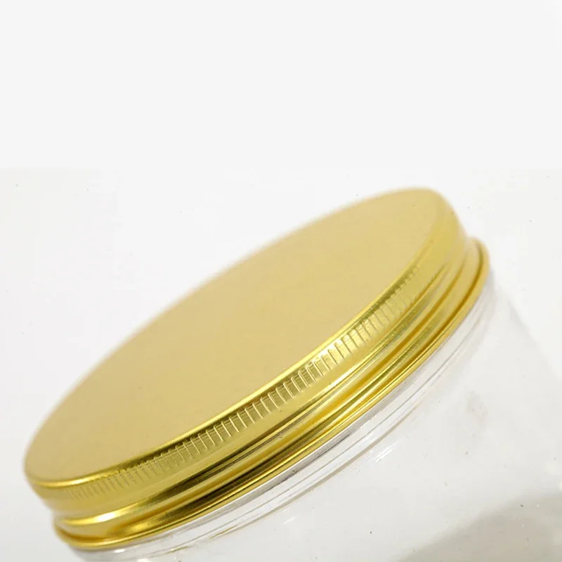 12Pcs Plastic Jar With Lids Clear Cosmetic Refillable Bottles Sample Pot Shampoo Cream Container Travel Accessories 200/250ML