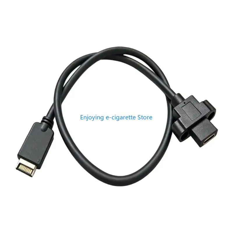 Schnelles Datenübertragungskabel USB 3.2 GEN2 Typ E auf Typ C Buchse Verlängerungskabel Y4QF – Detail 2