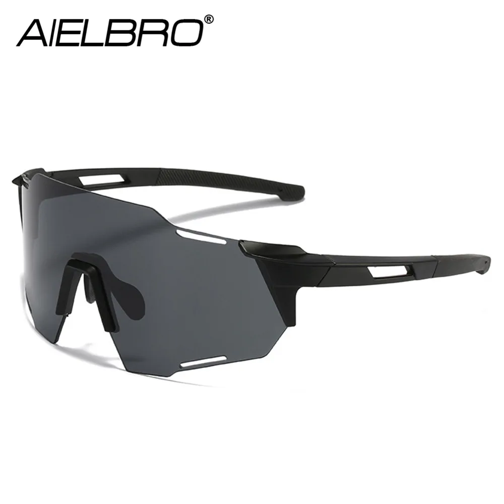 AIELBRO 2023 Cycling Sunglasses Fashion Cycling Eyewear Cycling Glasses UV400 Bicycle Outdoor Sports Sunglasses for Men