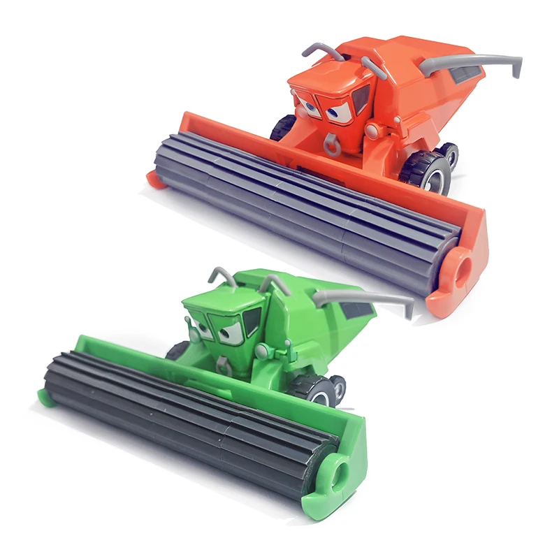 Pixar Cars Frank Metal Die Casting Anime Figure Cartoon Harvester Model Car Racing Toys Children's Birthday Gifts Collectibles