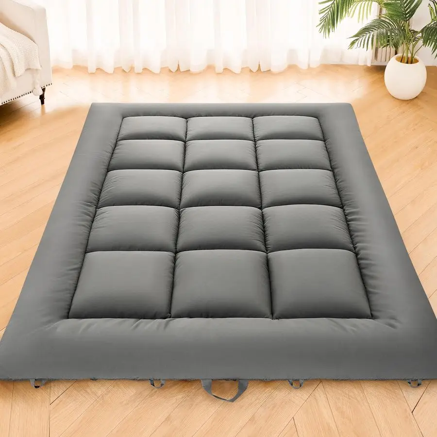 

Напольный матрас, складной матрас-футон, татами-мат с ручкой, складной спальный коврик для общежития, для кемпинга, для гостевой комнаты, двуспальный.