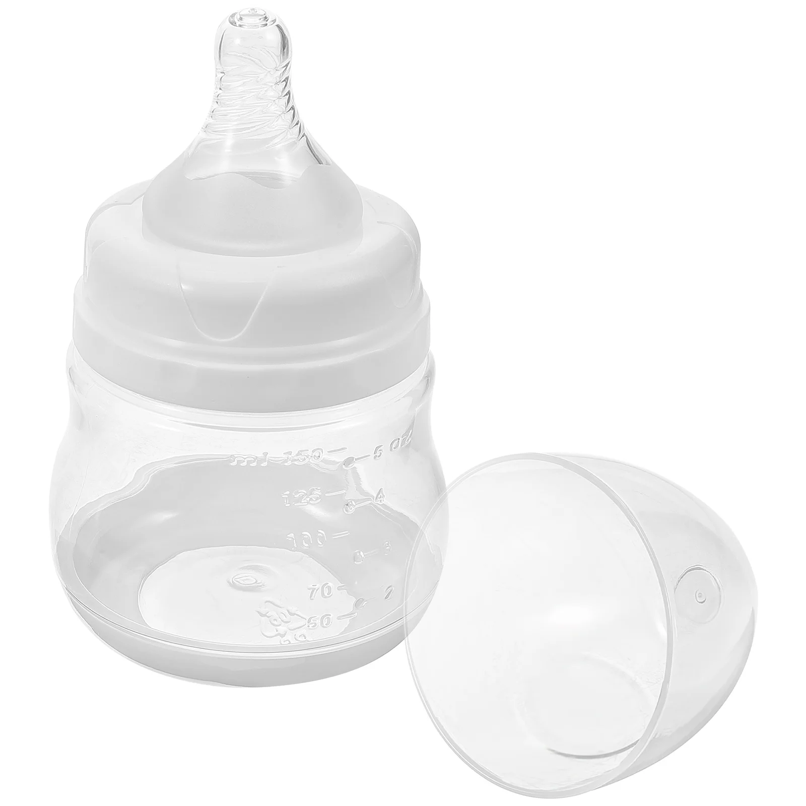 

Manual Breast Pump 150ml White PP Leak-Proof Wide Neck Storage Bottle for Fridge Durable Milk Container Storing