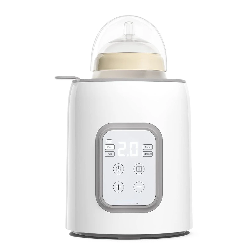 

Bottle Warmer, 8-in-1 Fast Baby Milk Warmer with Timer for Breastmilk or Formula, Accurate Temperature Control, with Defrost