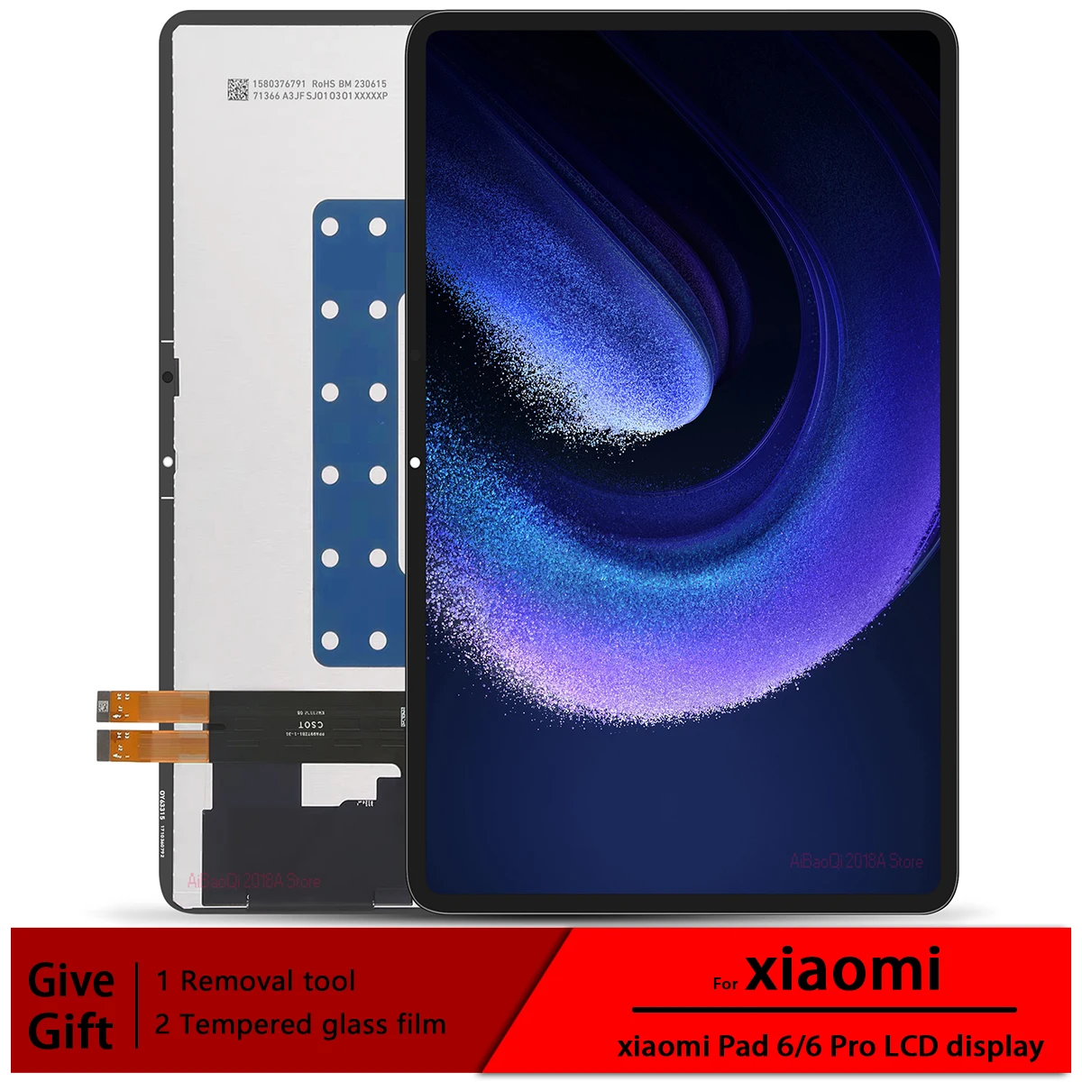 

11 "оригинальный ЖК-экран для Xiaomi Pad 6 Pro, сенсорная панель, дигитайзер, замена, ремонт для Xiaomi Pad 6, ЖК-дисплей