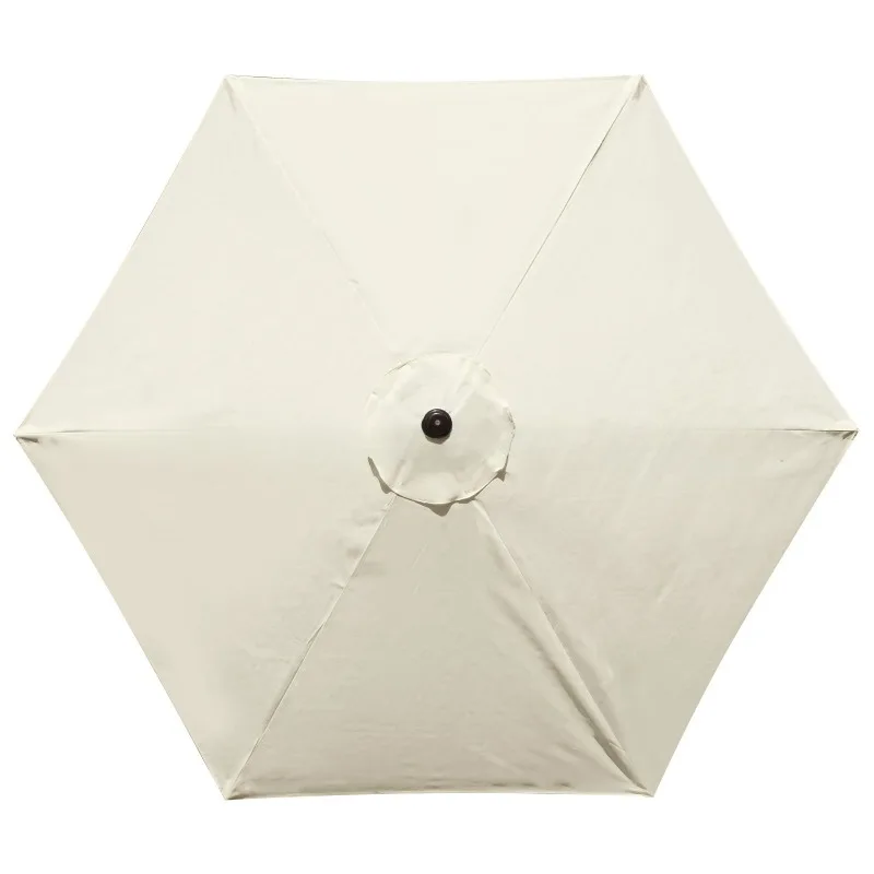 3 meters 6 bone outdoor courtyard sun umbrella, parasol waterproof replacement umbrella surface, no umbrella frame