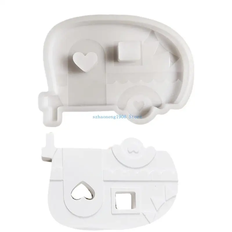 

85LF Sturdy Flexible Silicone Mold Perfect For Creating Unique Campers Ornament For Home And Camping Themes