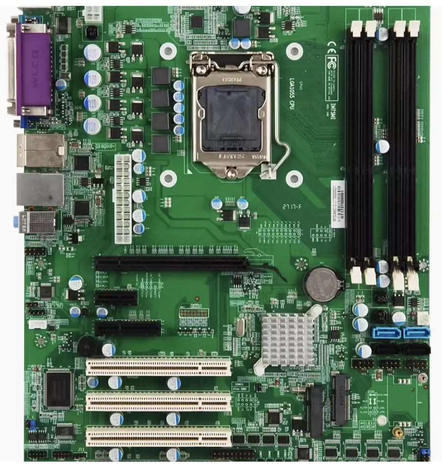 New QTB75AK server desktop industrial control motherboard 1155 pin factory direct sales 2nd and 3rd generation ATX large motherb