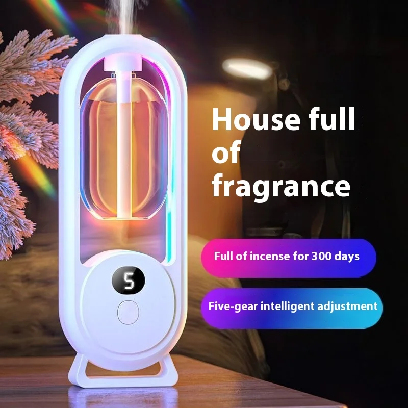 Rechargeable 5-mode aromatic diffuser essential oil aromatherapy machine timed air freshener bedroom living room bathroom