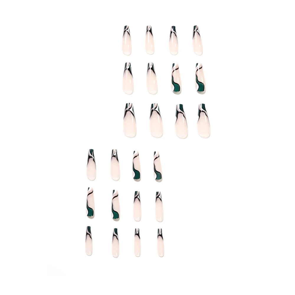 Рисунок 3 - чернила с зелеными волнистыми узорами