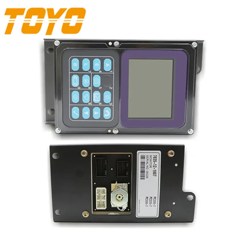 TOYO fast shippingExcavator parts 7835-12-3007 7835-12-3000 PC200-7 monitor/ display screen apply to Komatsu excavator PC200-7 2