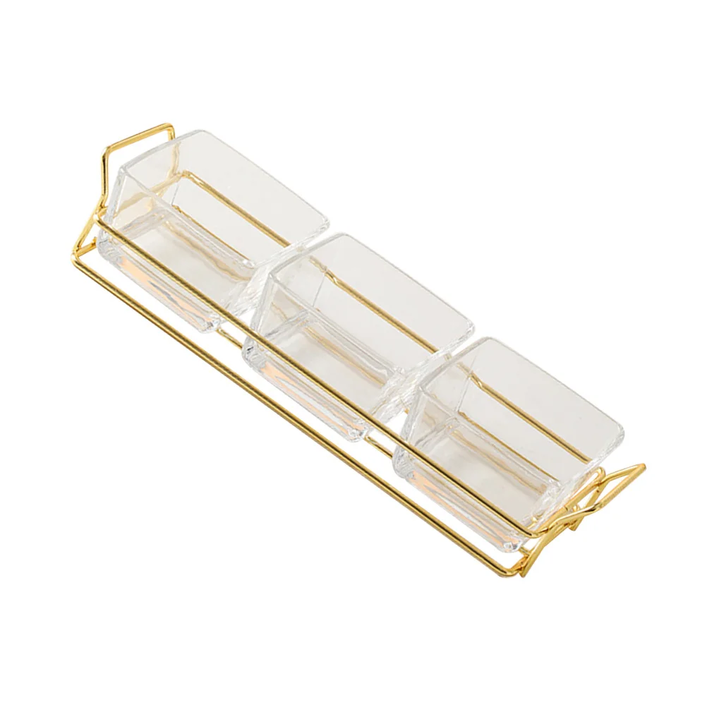 

1Set Multi-Function Household Fruit Tray Snack Serving Plate Compartments Design Party Dessert Tray Reusable